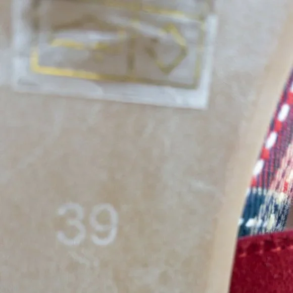 Red Plaid Mary Jane Heels - Picture 10 of 10